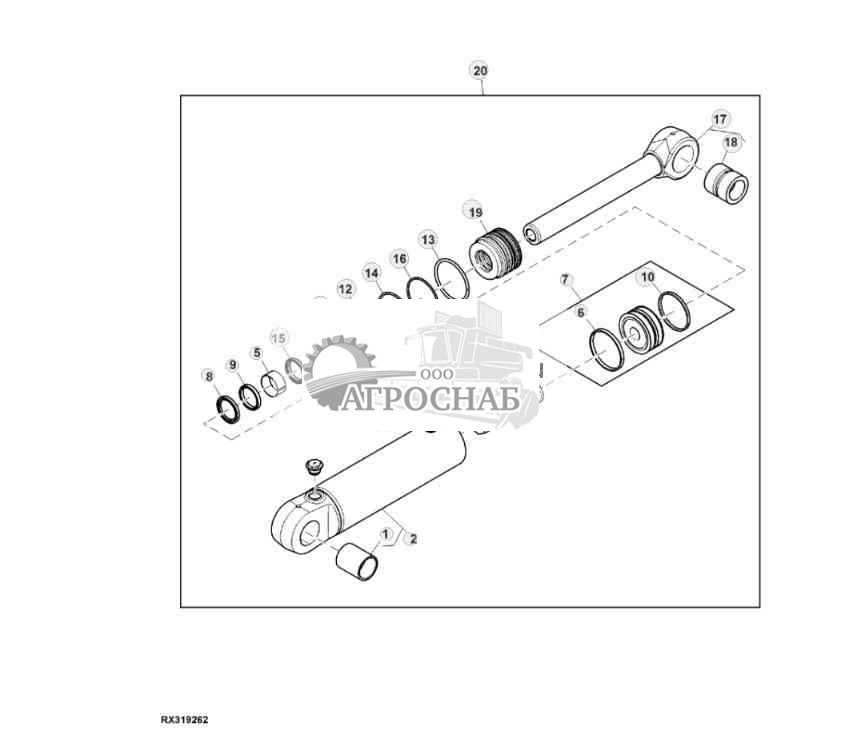 LIFT CYLINDER (100 MM) (CATEGORY IV) 